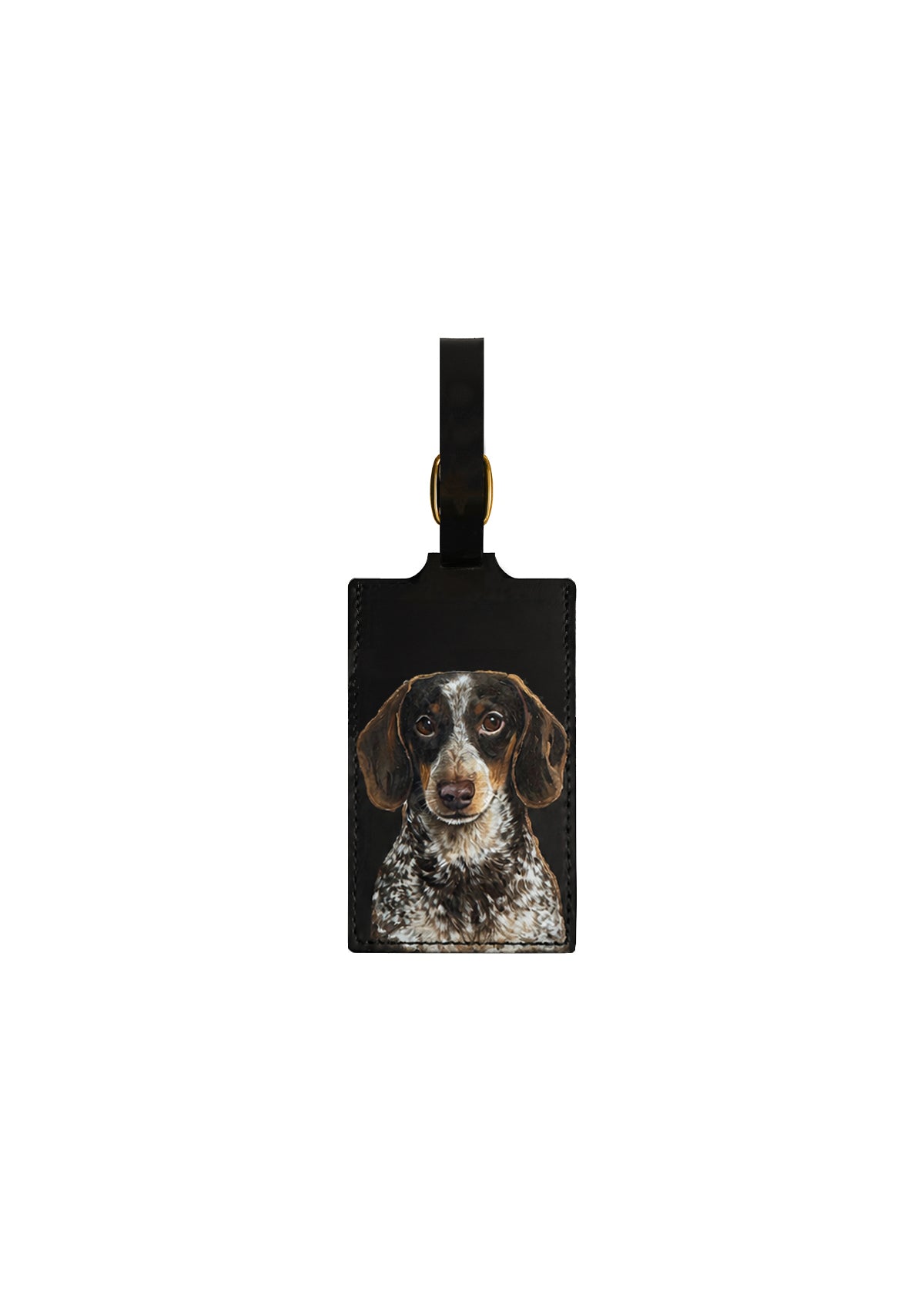 Black Luggage Tag Custom Design
