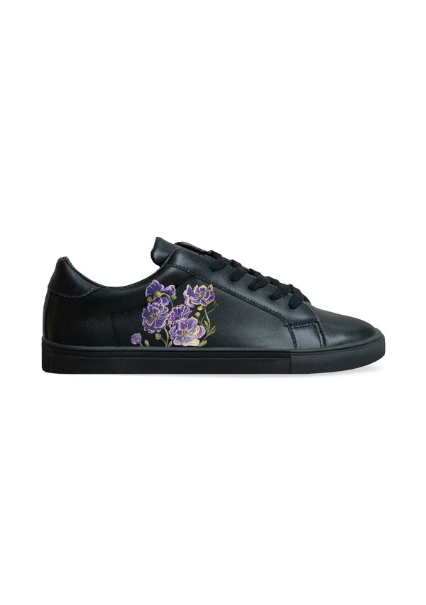 Cosmos Flower Black Sneaker