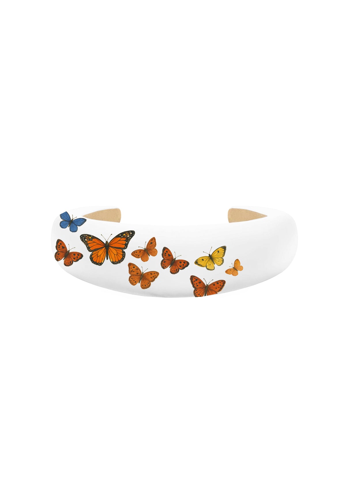 White Headband Custom Design
