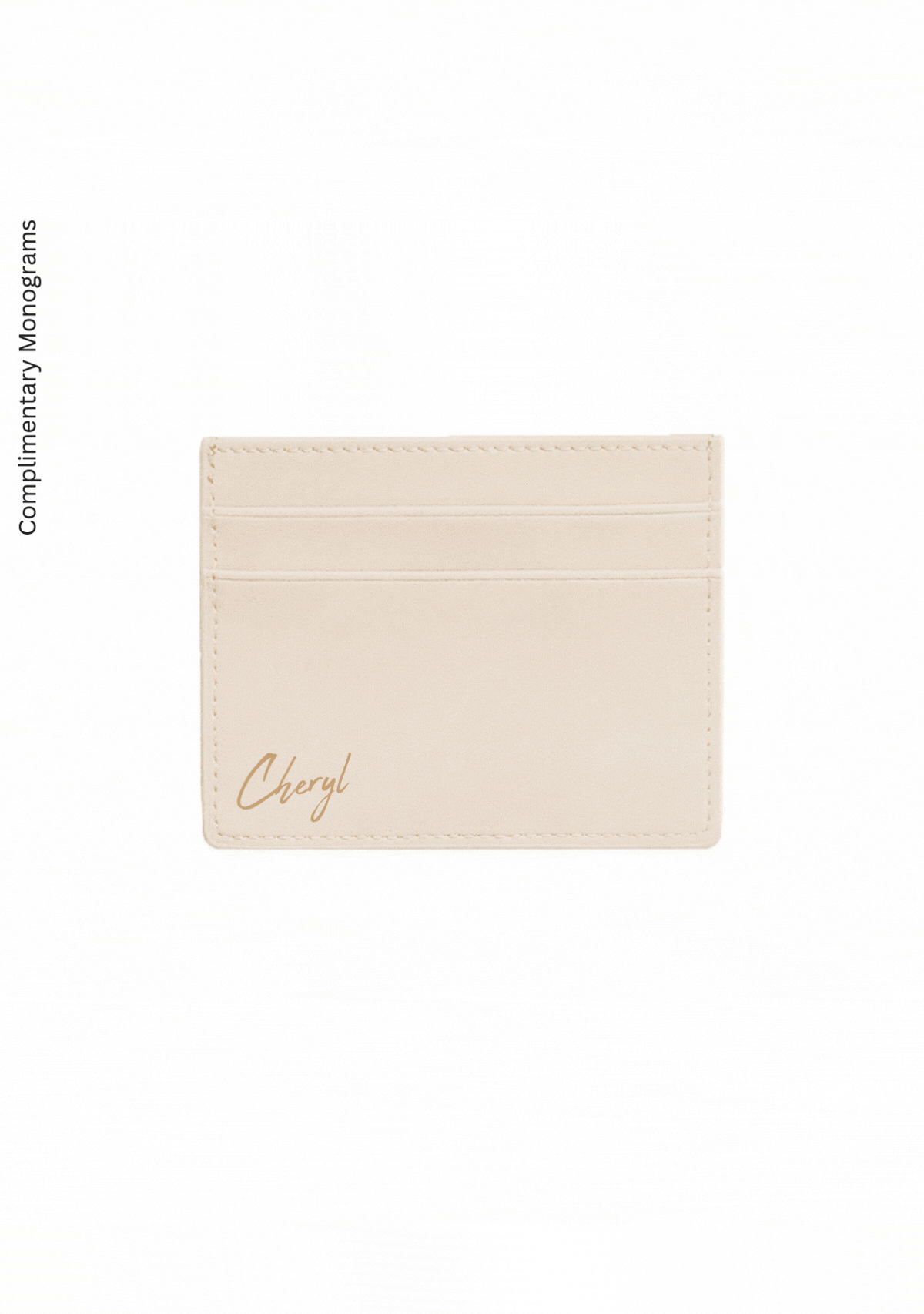 Bridal Bouquet Beige Cardholder