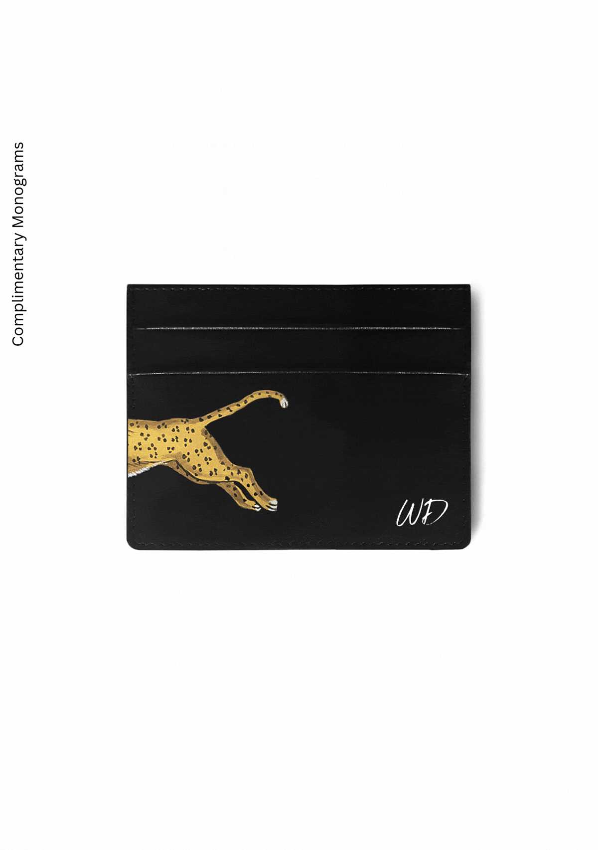 Leopard Black Cardholder