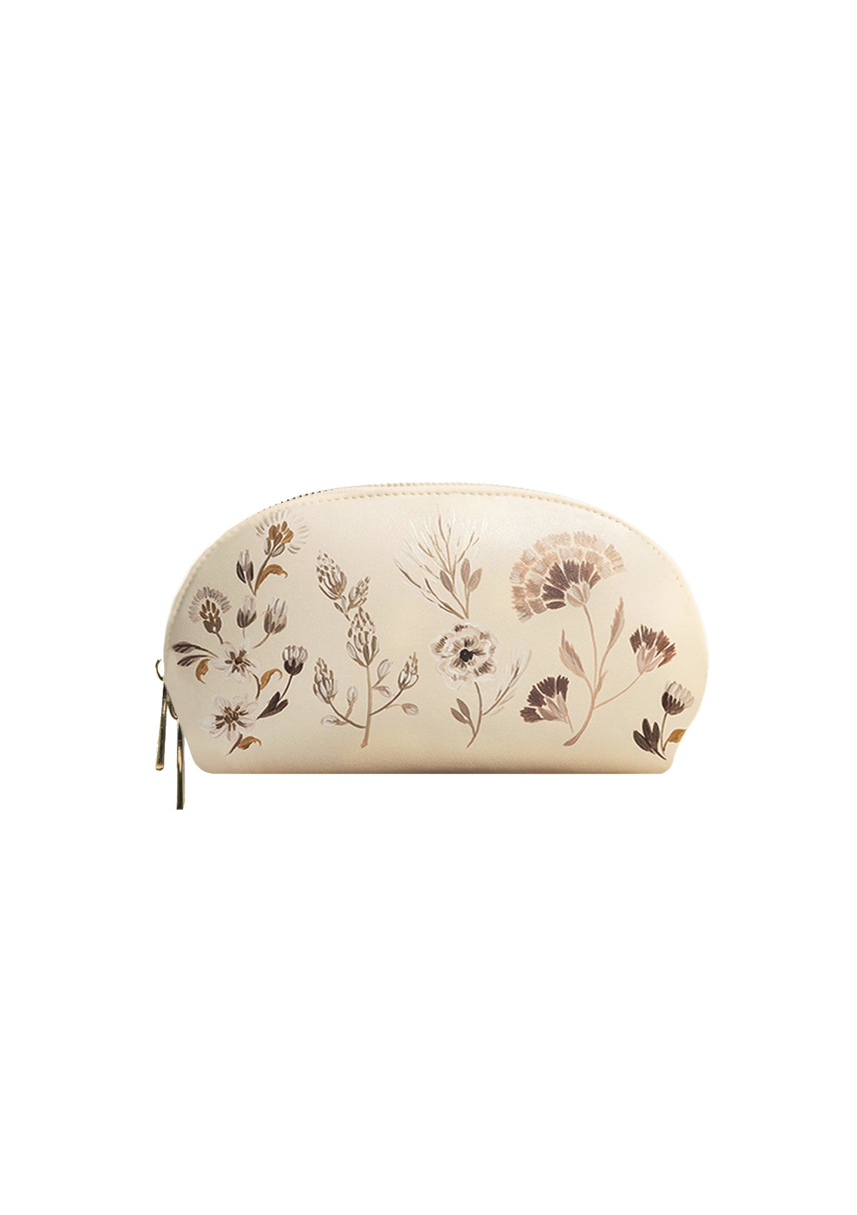 Mocha Mousse Beige Makeup Bag