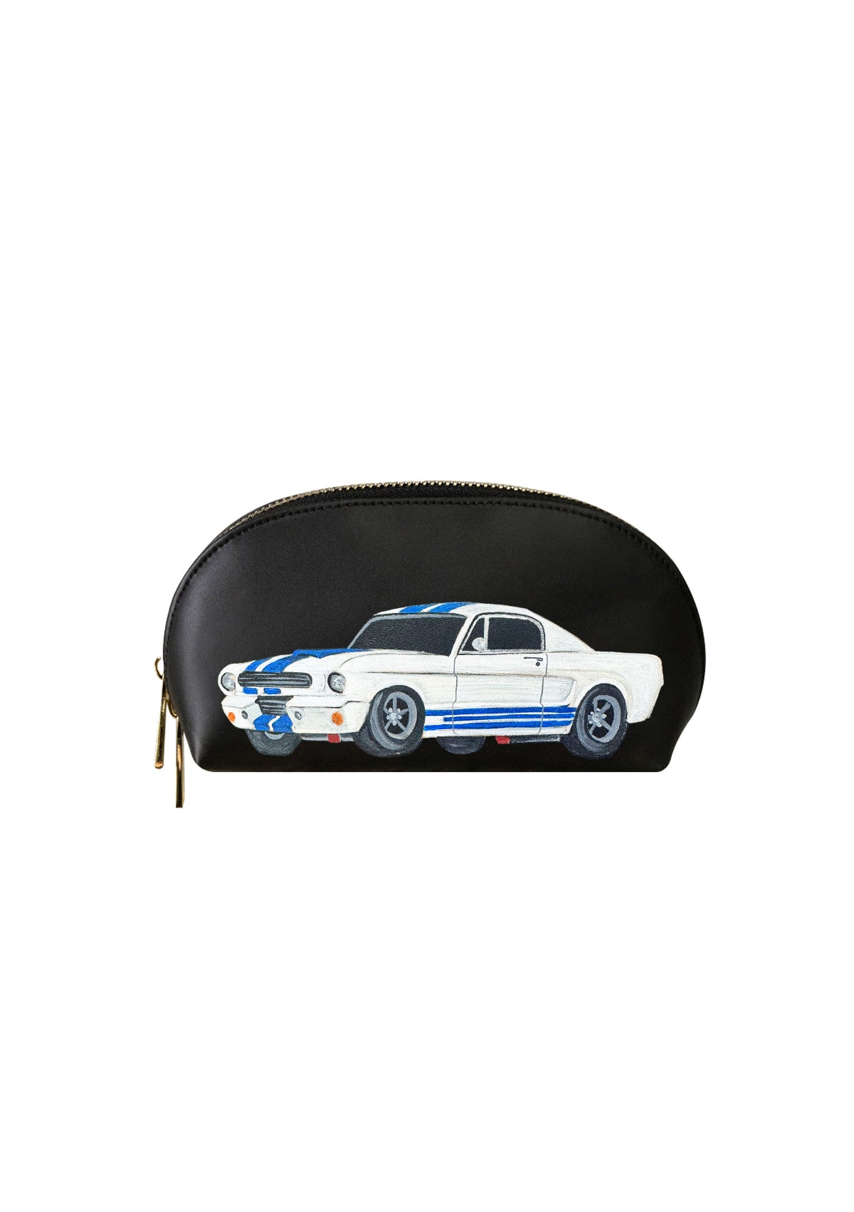 Fastback Black Makeup Bag