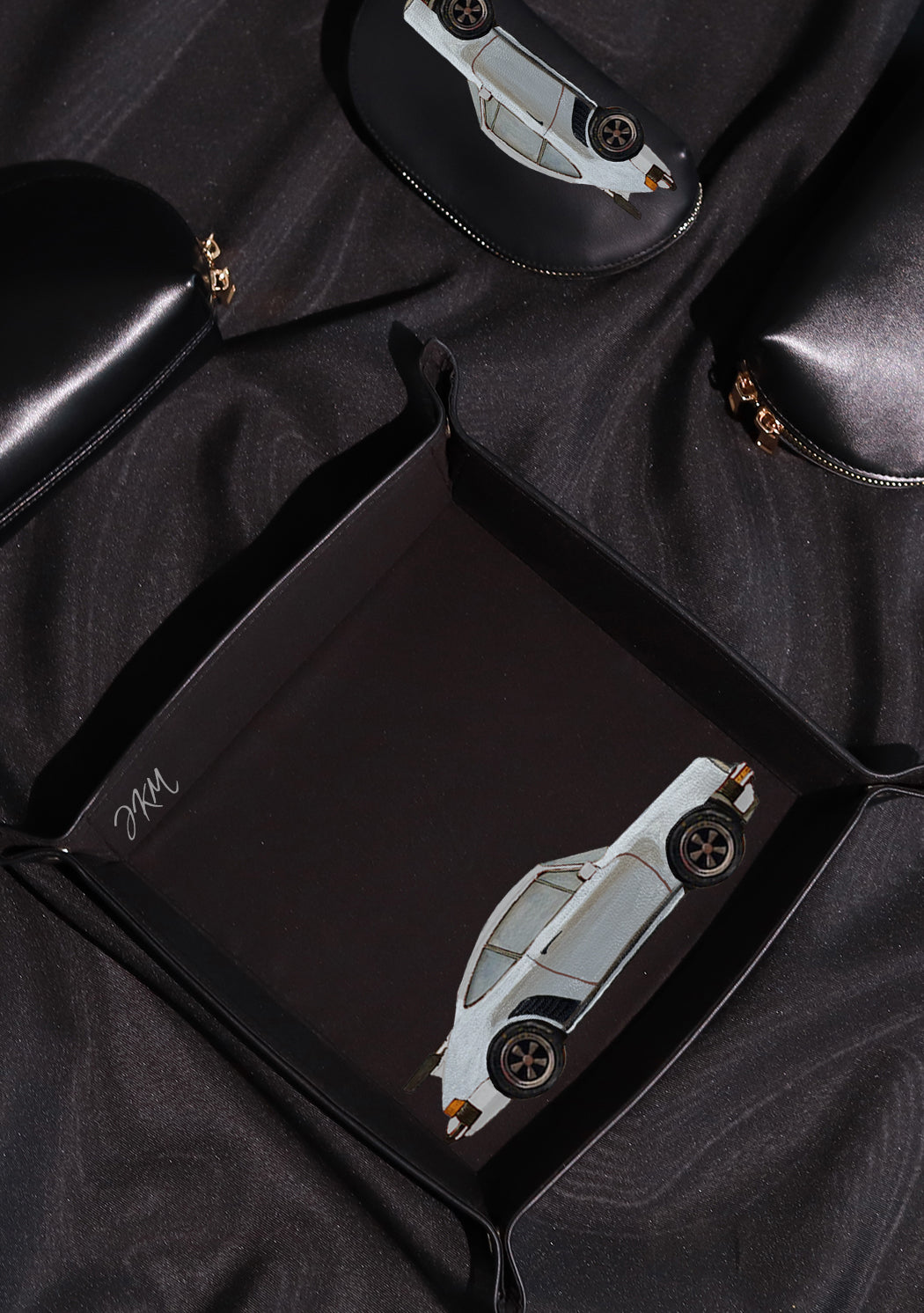 Turbo Black Makeup Bag