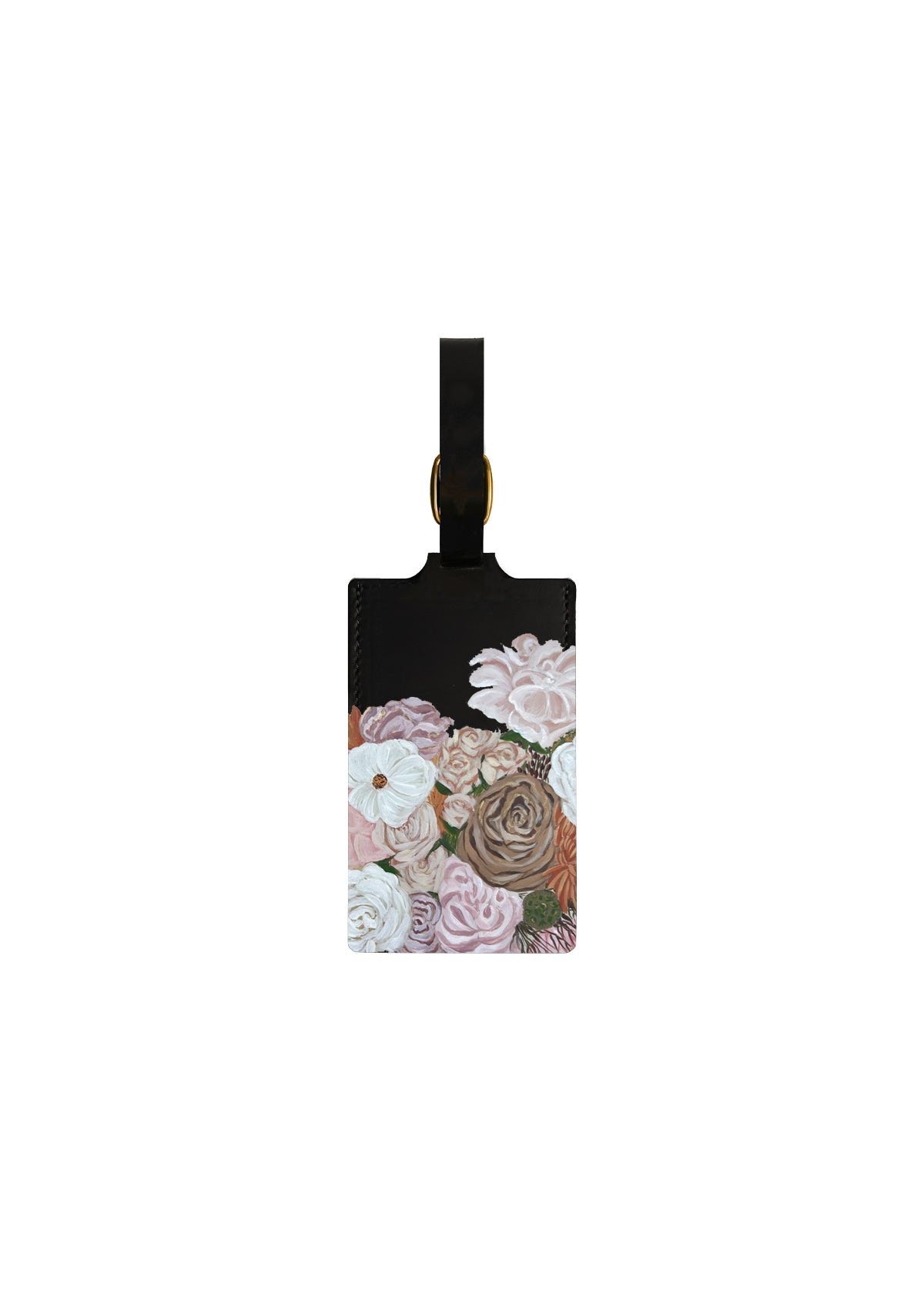 Bridal Bouquet Black Luggage Tag - ALEPEL