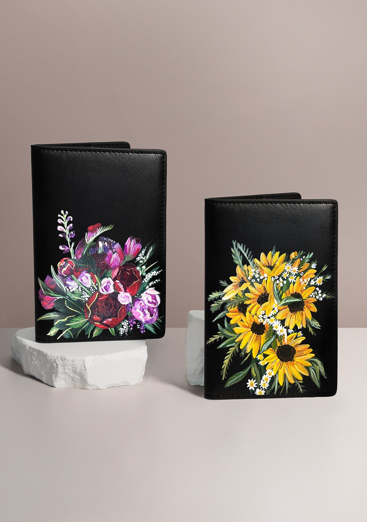 Bridal Bouquet Passport Holder - ALEPEL