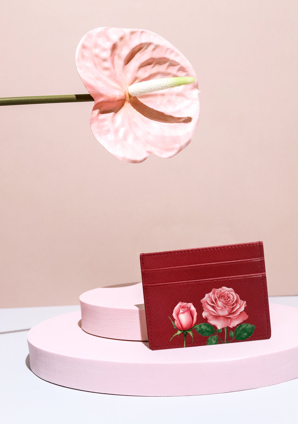 Bring Me Roses Red Cardholder - ALEPEL