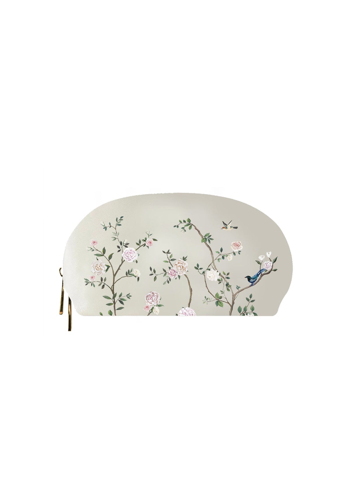 Chinoiserie Beige Makeup Bag | Bridal by Emily Mayne Studio x ALEPEL - ALEPEL