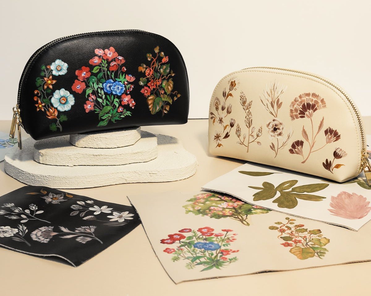 Dreamscape Black Makeup Bag - ALEPEL