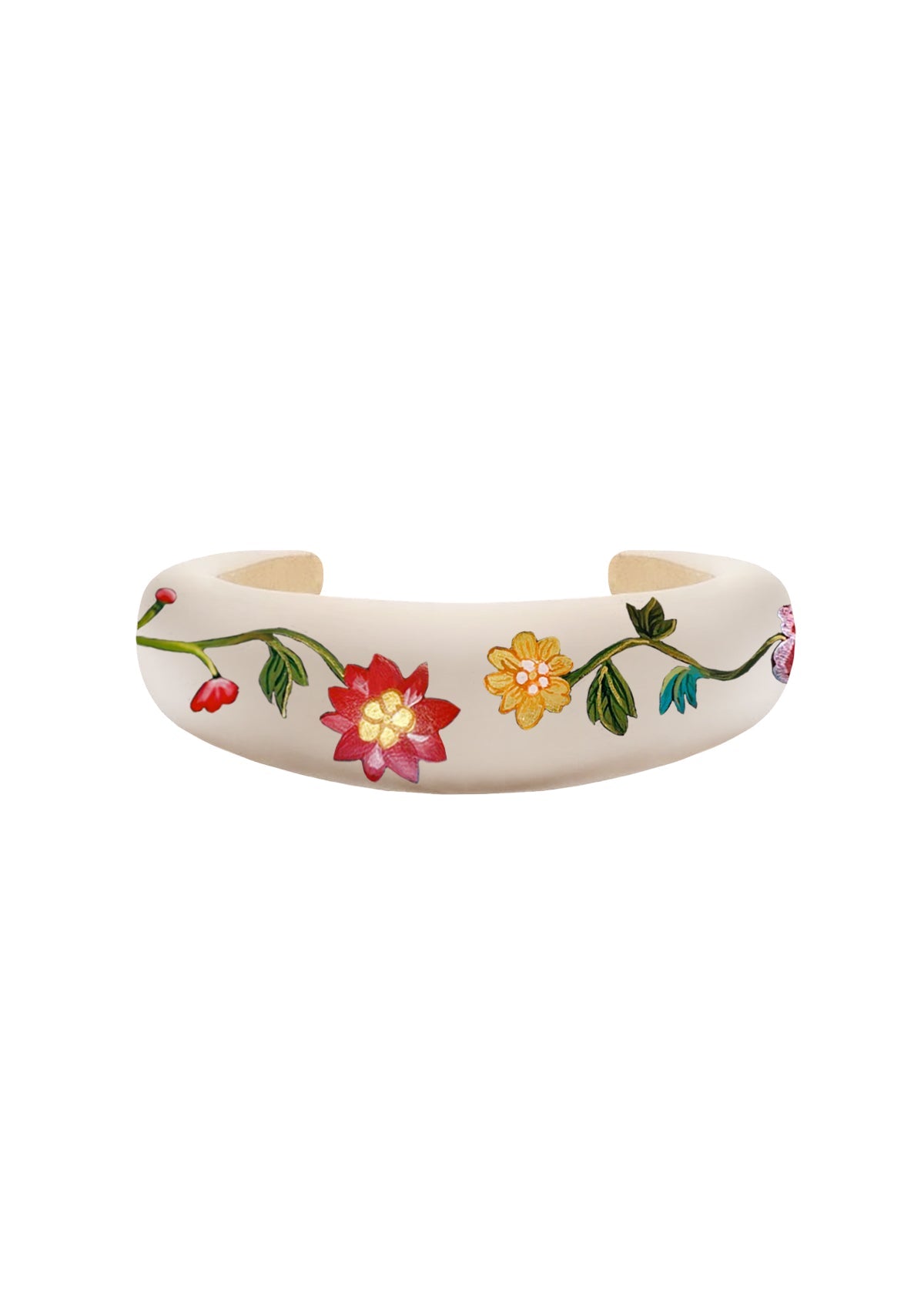 English Porcelain Beige Headband - ALEPEL