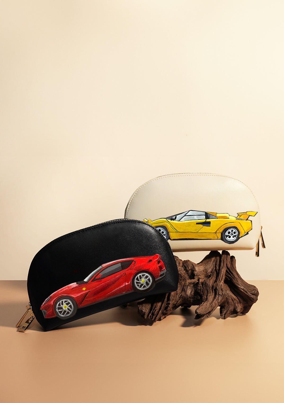 Horsepower Black Makeup Bag - ALEPEL