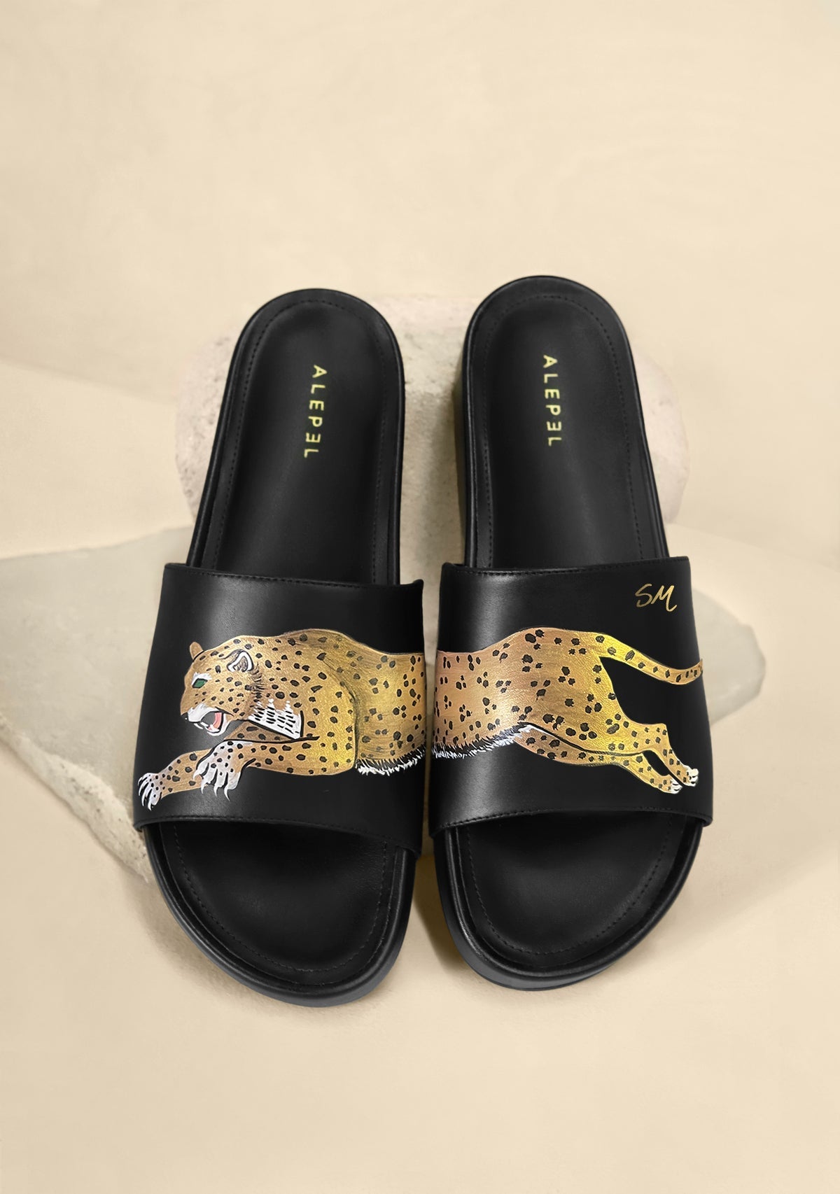 Leopard Black Slip On - ALEPEL