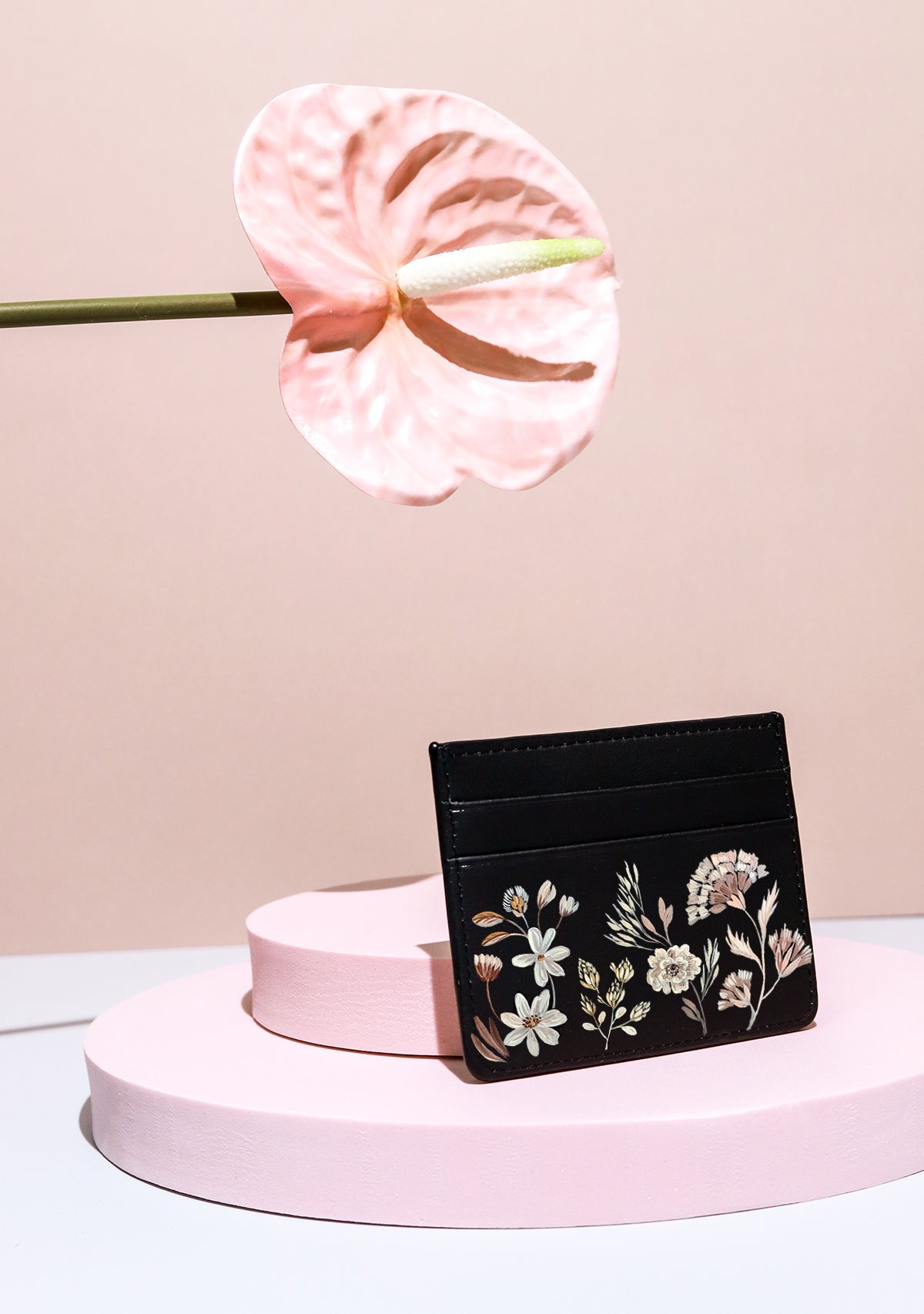 Mocha Mousse Black Cardholder - ALEPEL