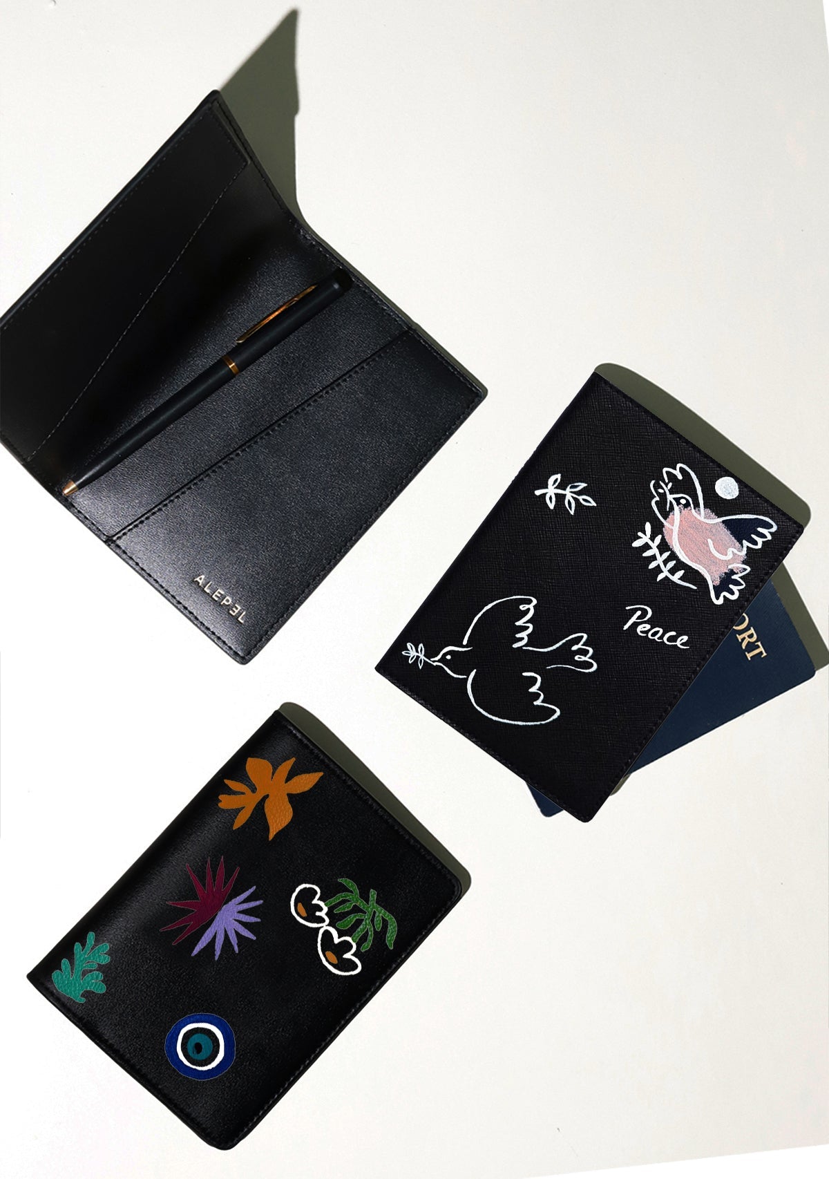 Modern Pieces Passport Holder - ALEPEL