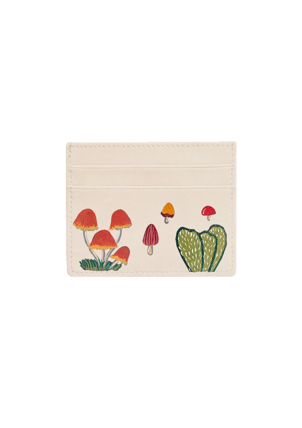 Mushroom Beige Cardholder - ALEPEL