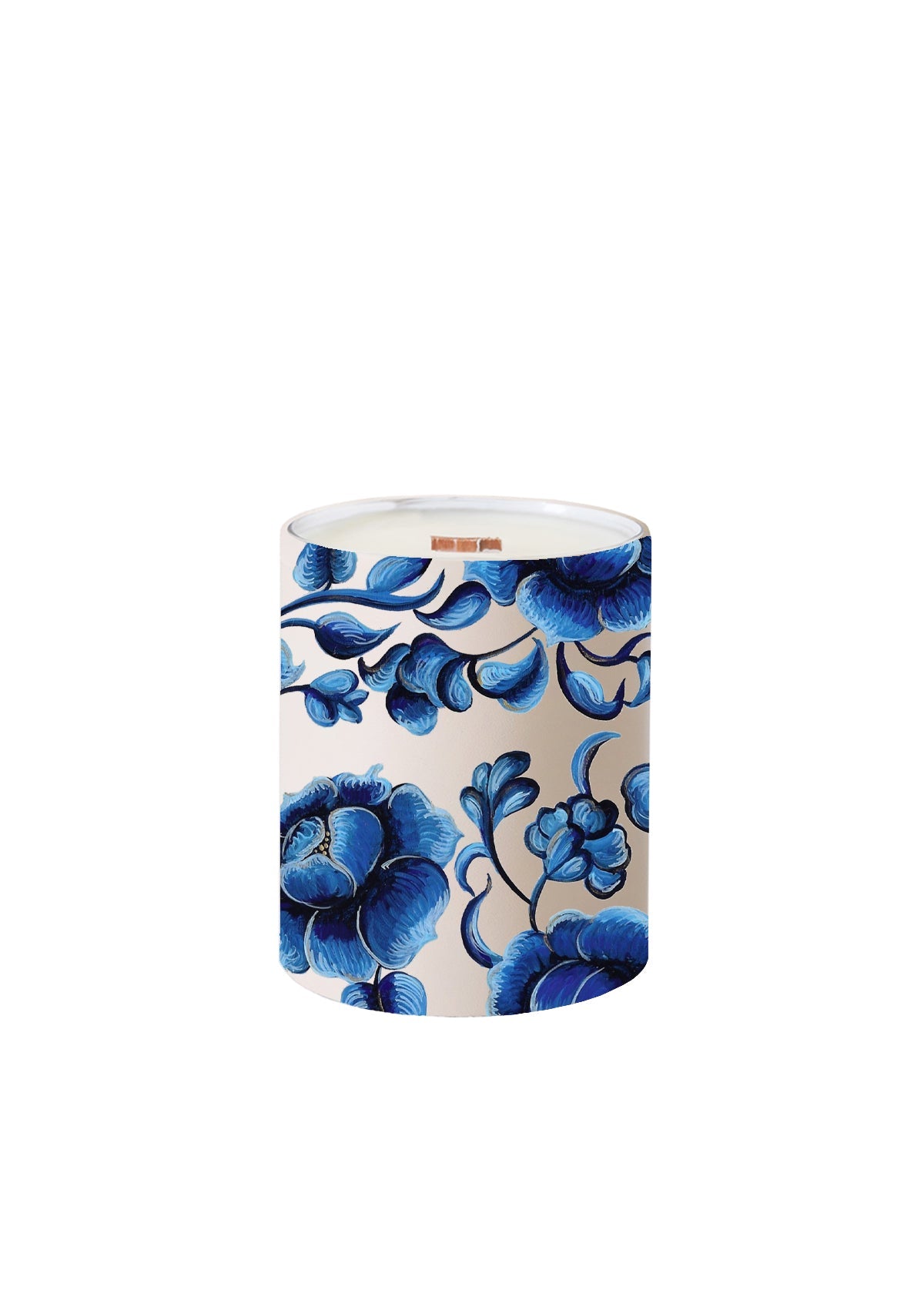 Parisian Flowers Beige Candle - ALEPEL