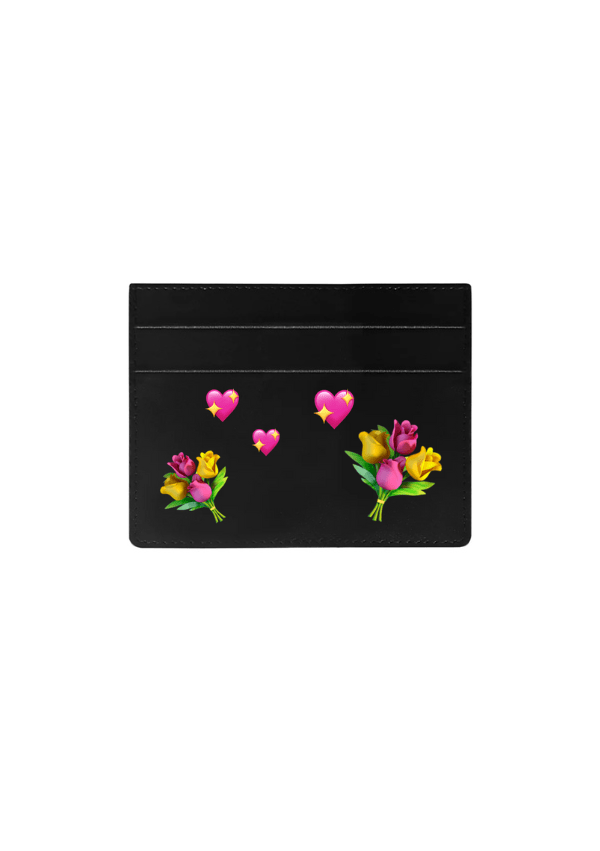 Text Me Black Cardholder - ALEPEL