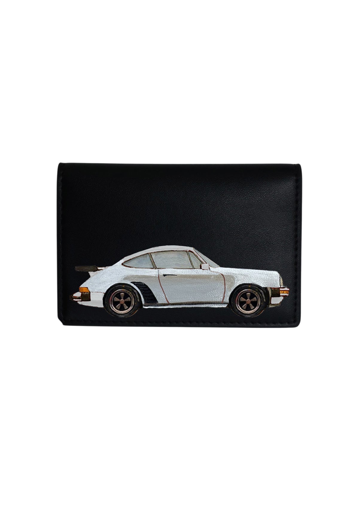 Turbo Black Bifold Wallet - ALEPEL