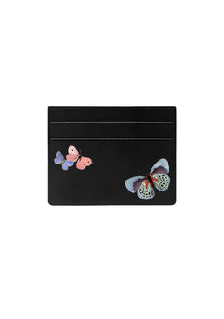 Butterflies Black Cardholder