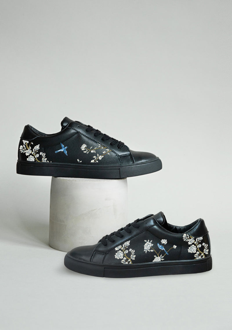 Japanese Garden Black Sneaker