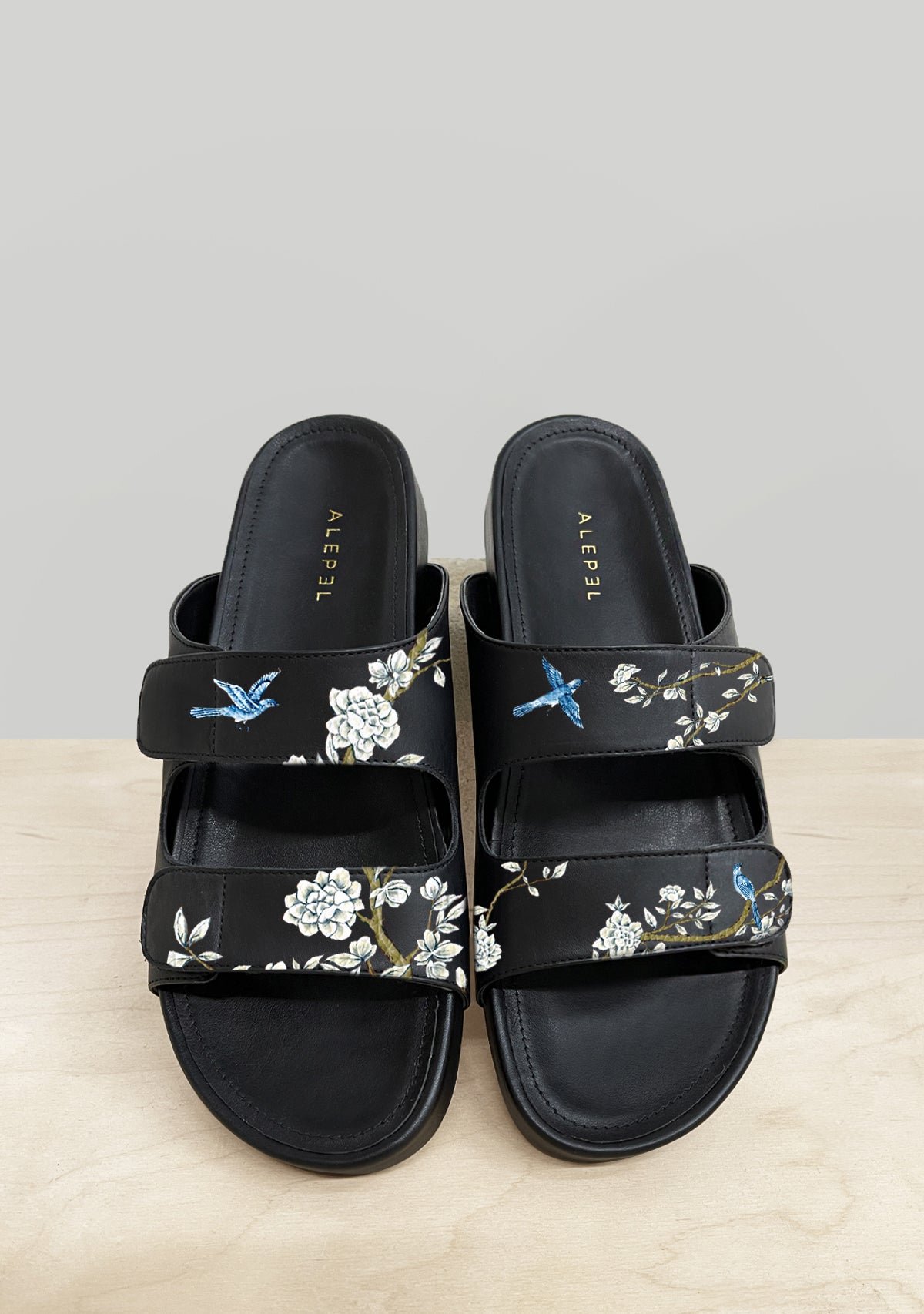 Japanese Garden Black Sandal