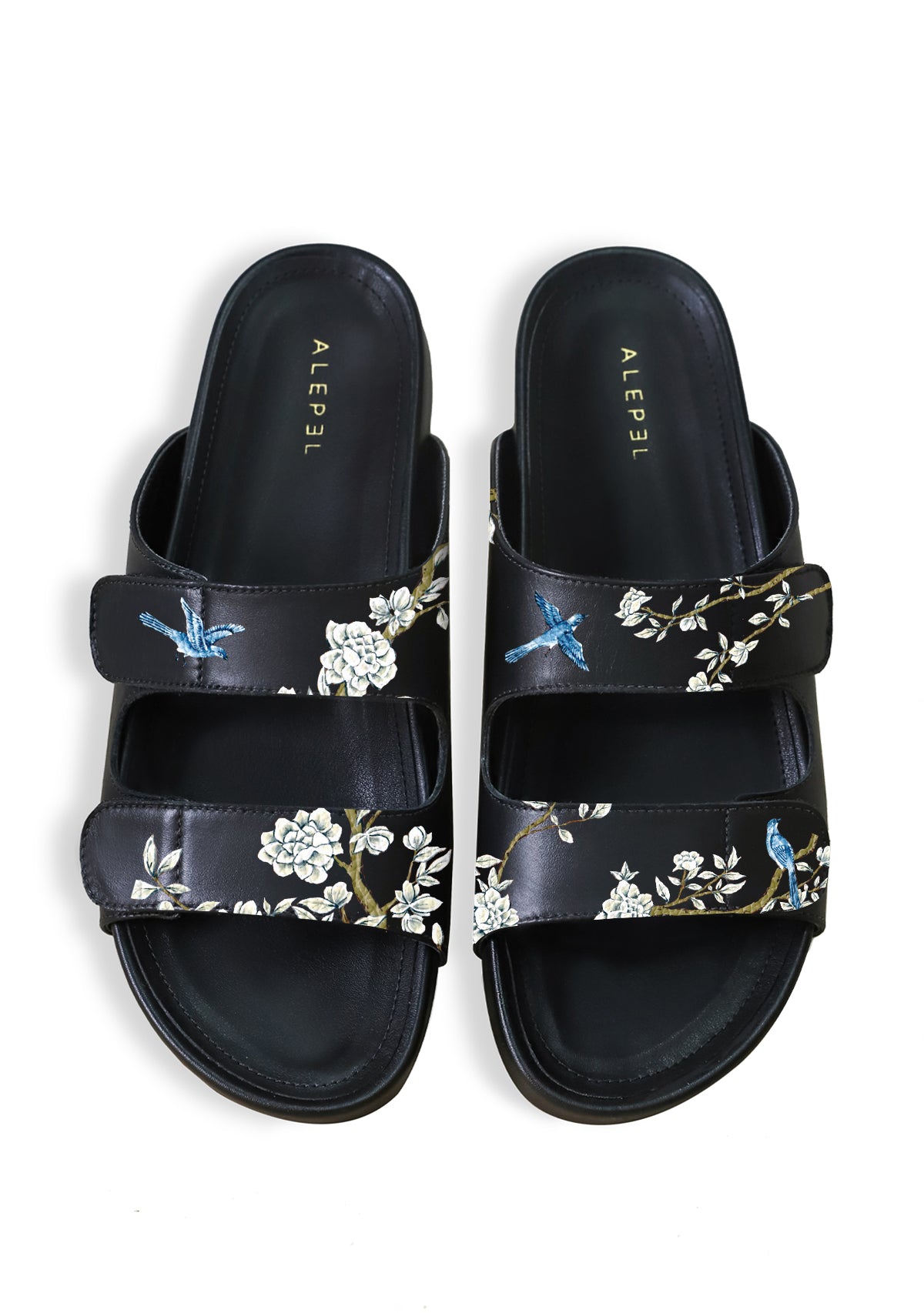 Japanese Garden Black Sandal