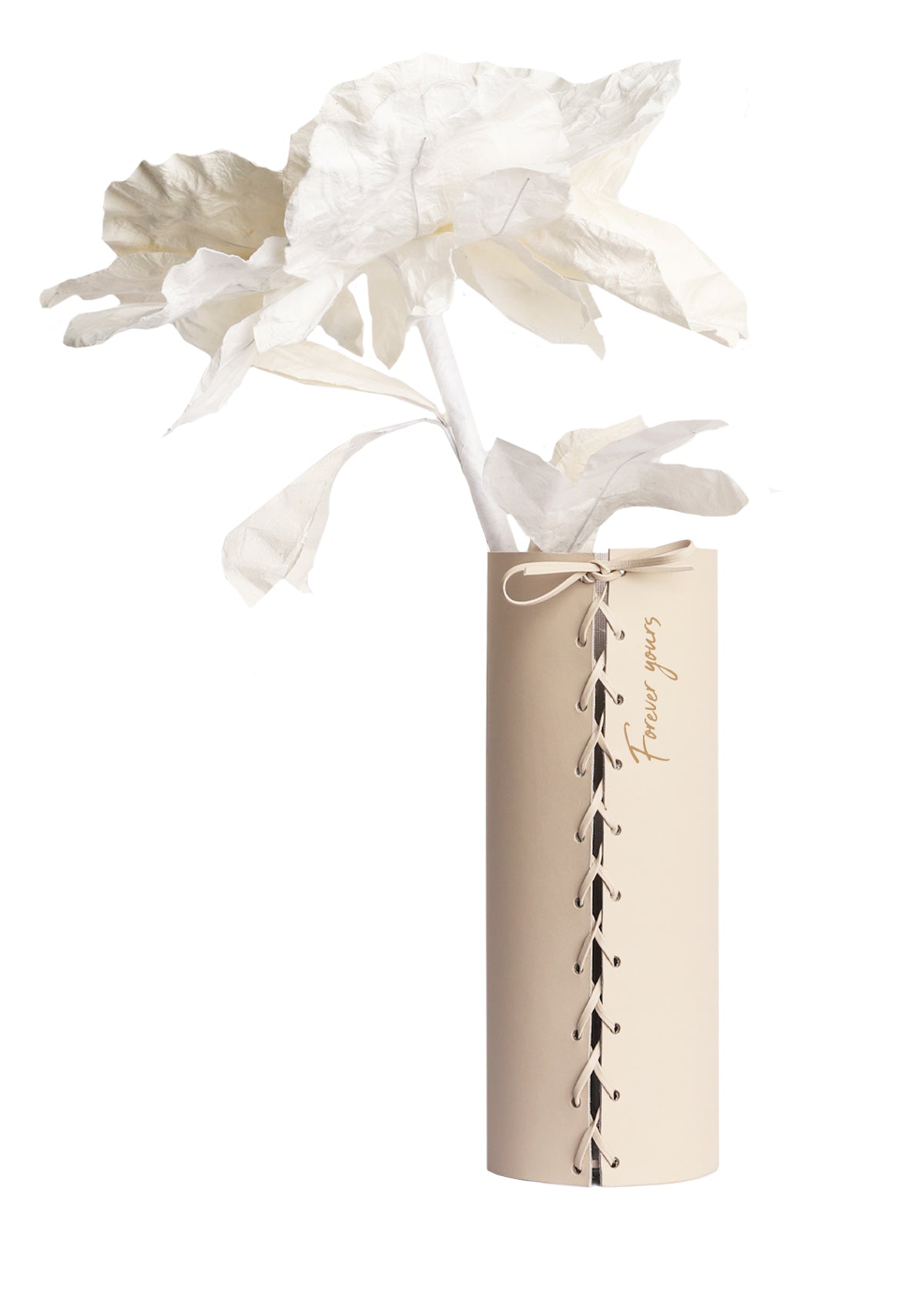 Bridal Bouquet Beige Vase