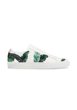 Green Palms White Sneaker