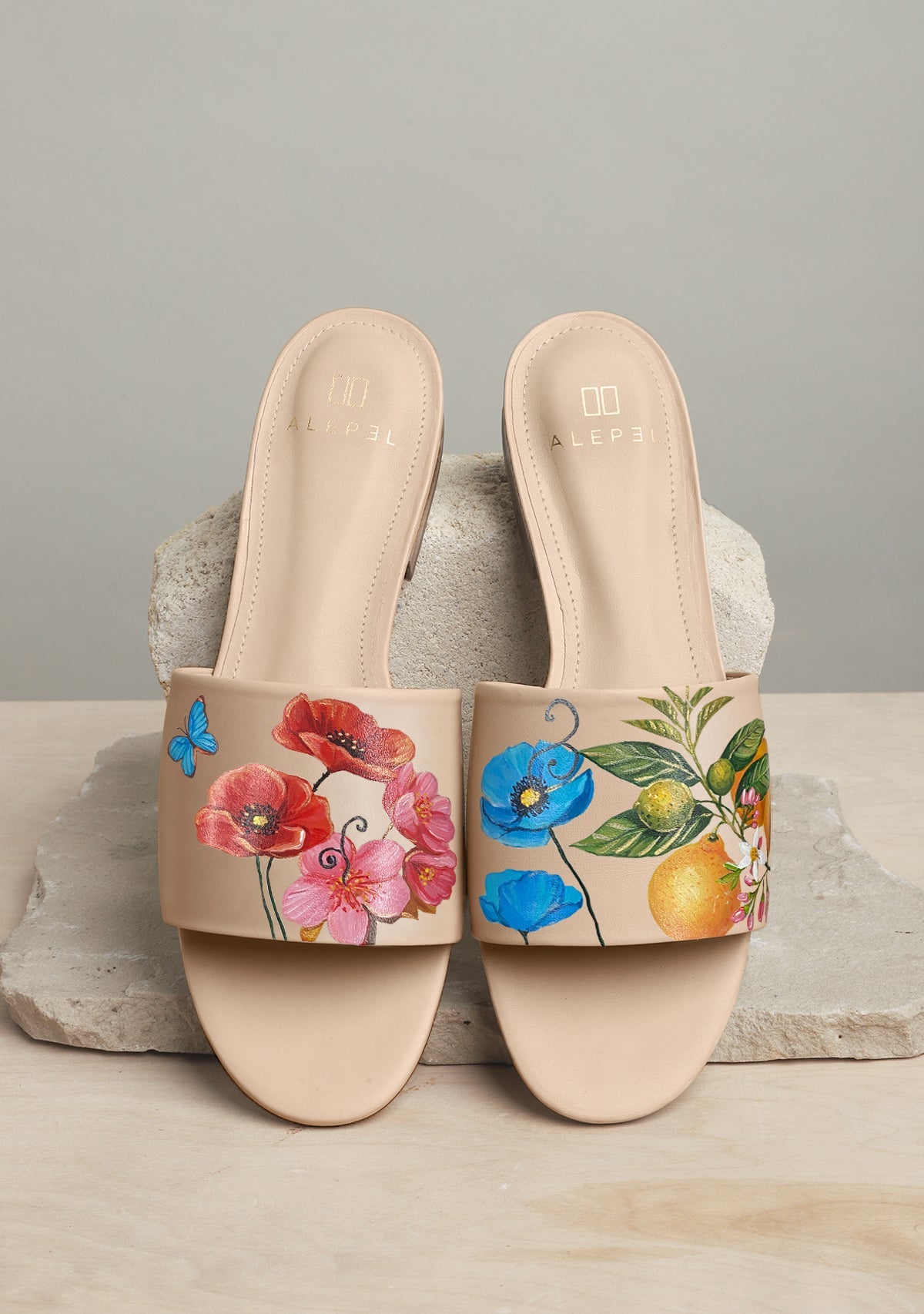Beige Slide Custom Design - ALEPEL