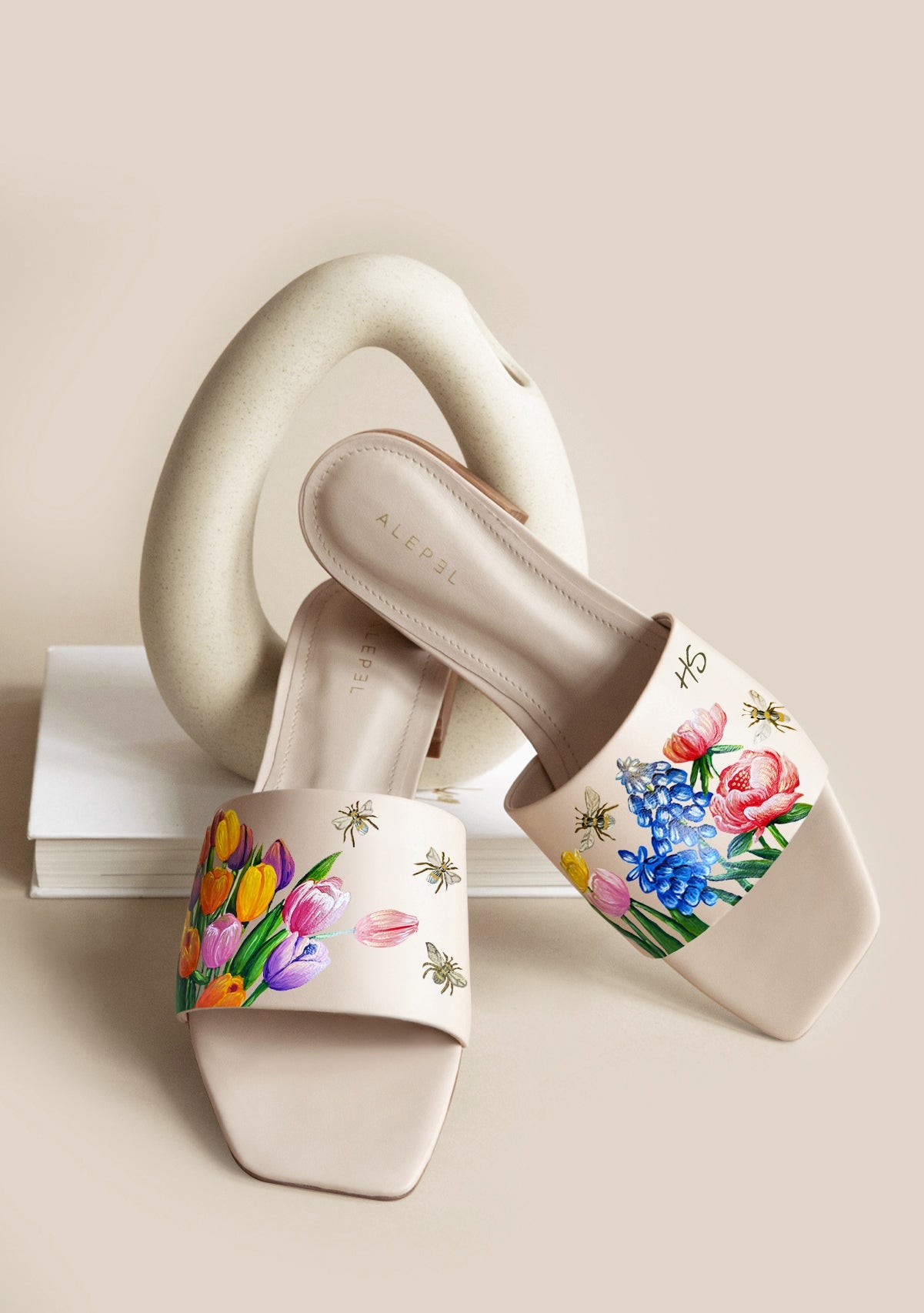 Beige Square Custom Design - ALEPEL