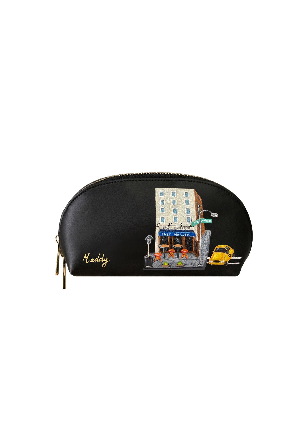 Black Makeup Bag Custom Design - ALEPEL