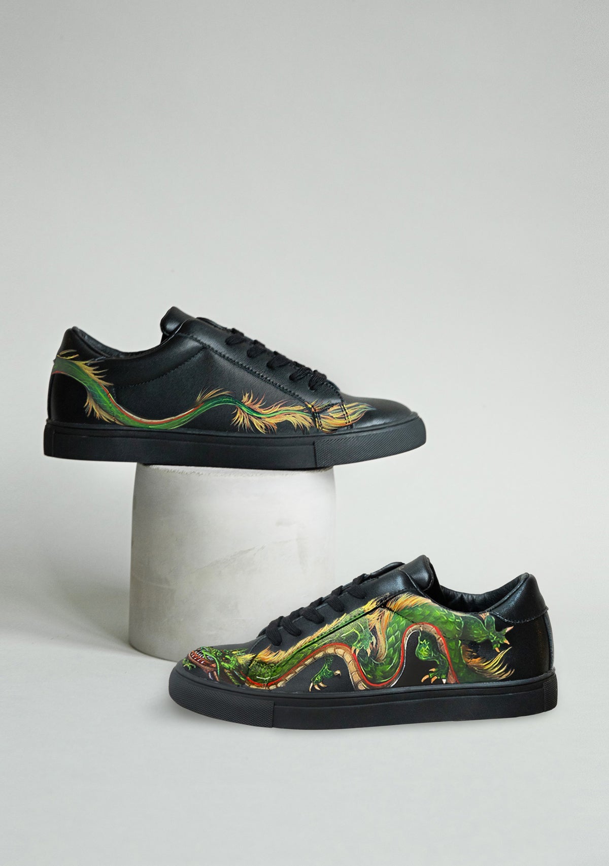 Black Sneaker Custom Design - ALEPEL