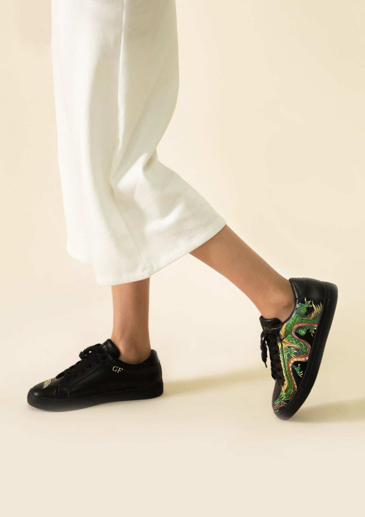 Black Sneaker Custom Design - ALEPEL