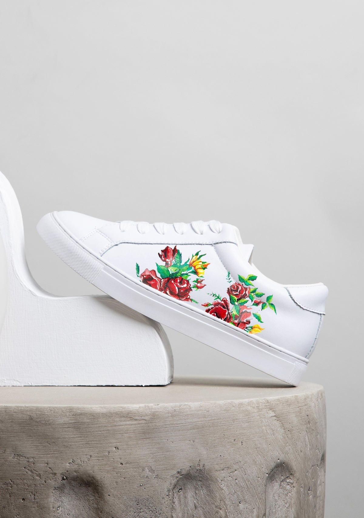 Bridal Bouquet White Sneaker - ALEPEL