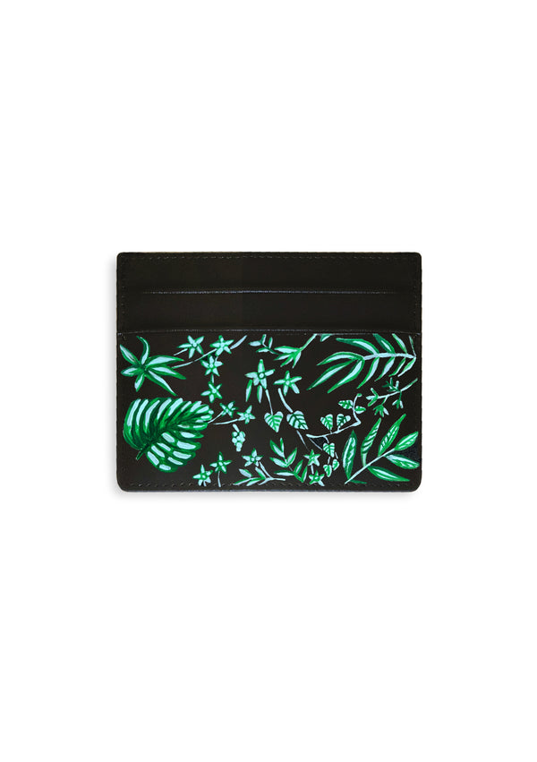 Emerald Jungle Black Cardholder