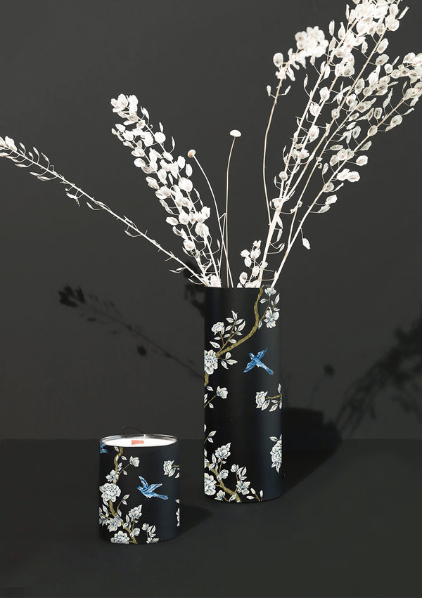 Japanese Garden Black Vase