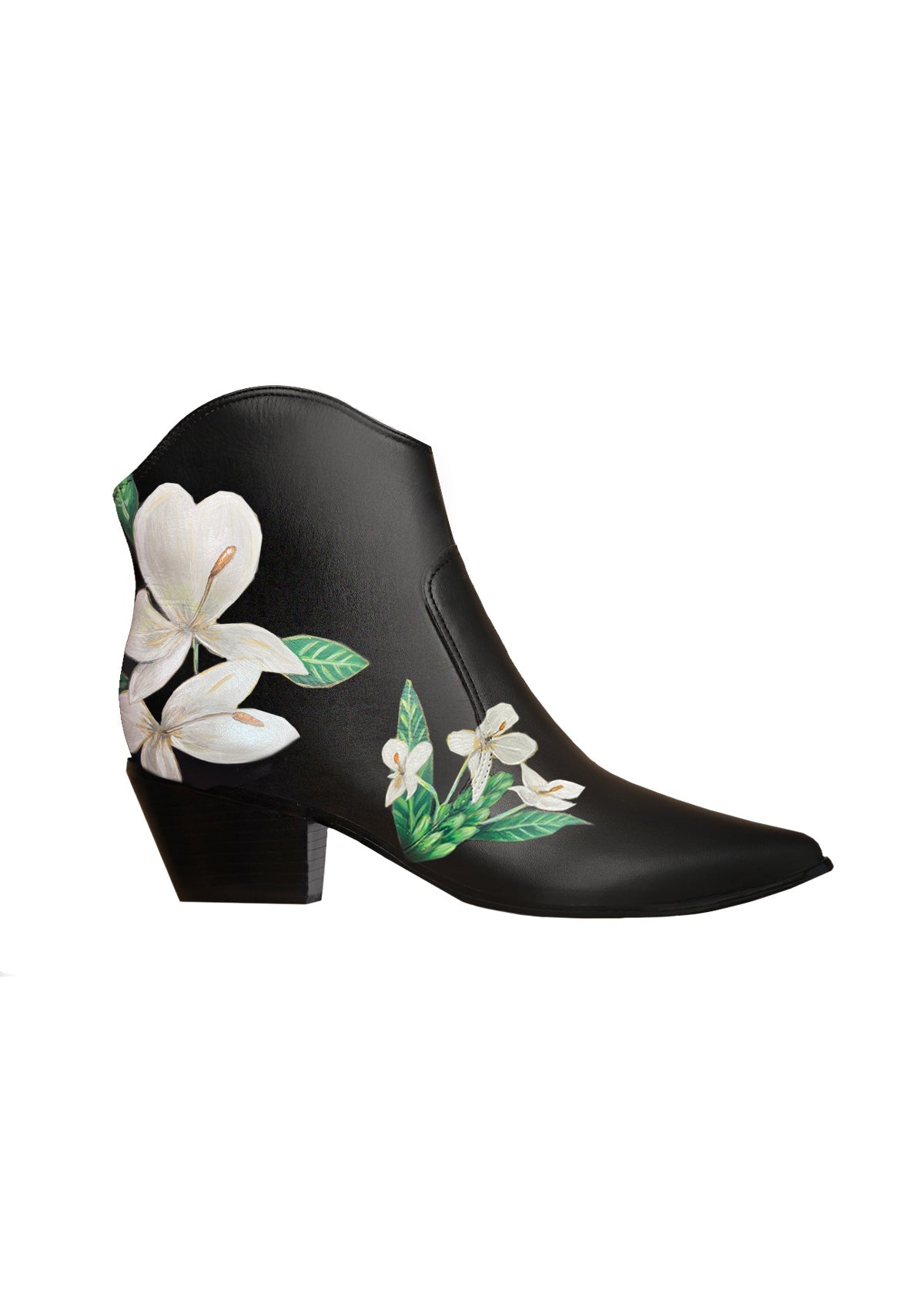 Mariposa Black Cowboy Boot - ALEPEL
