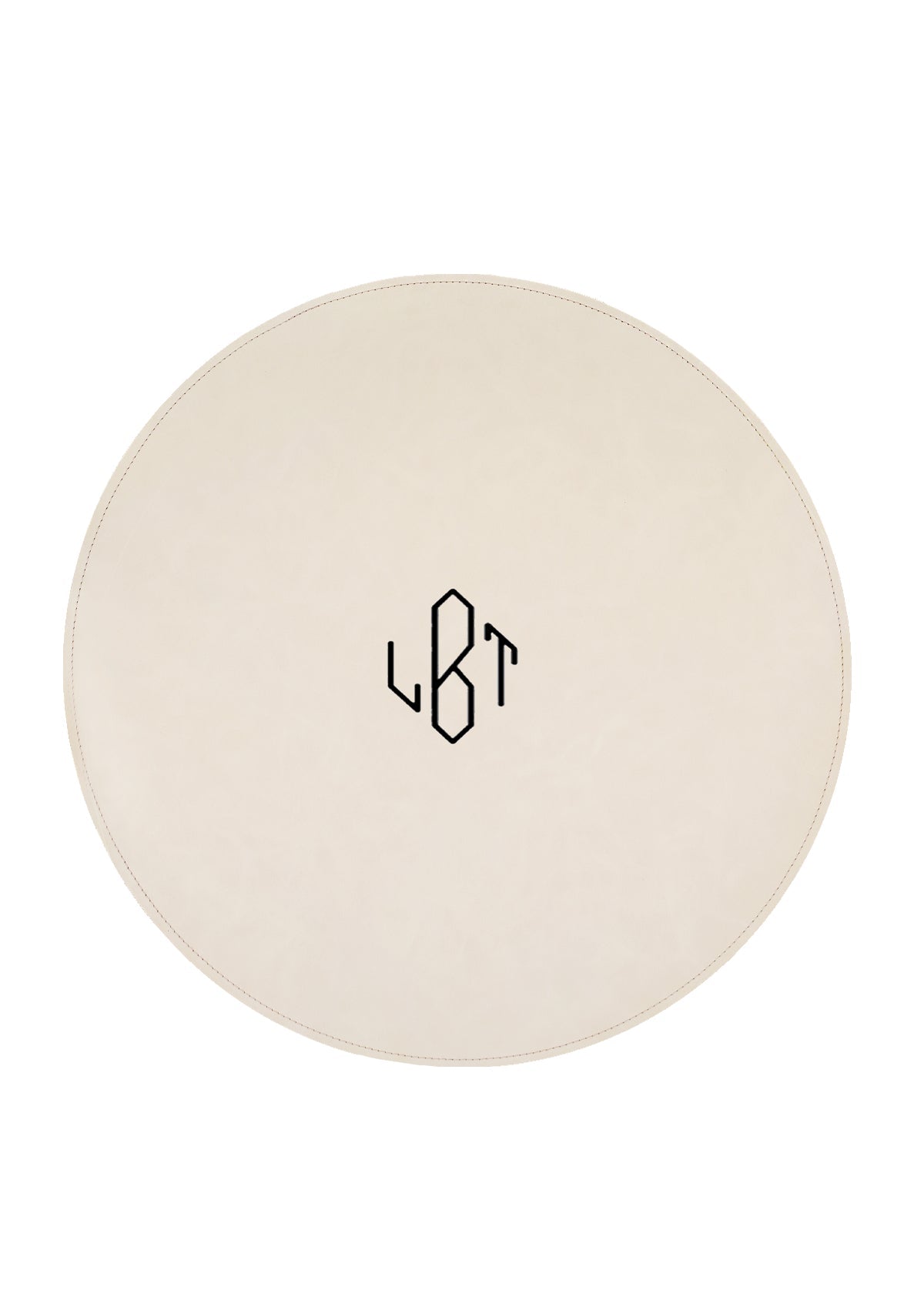 Monogram Beige Placemat - ALEPEL