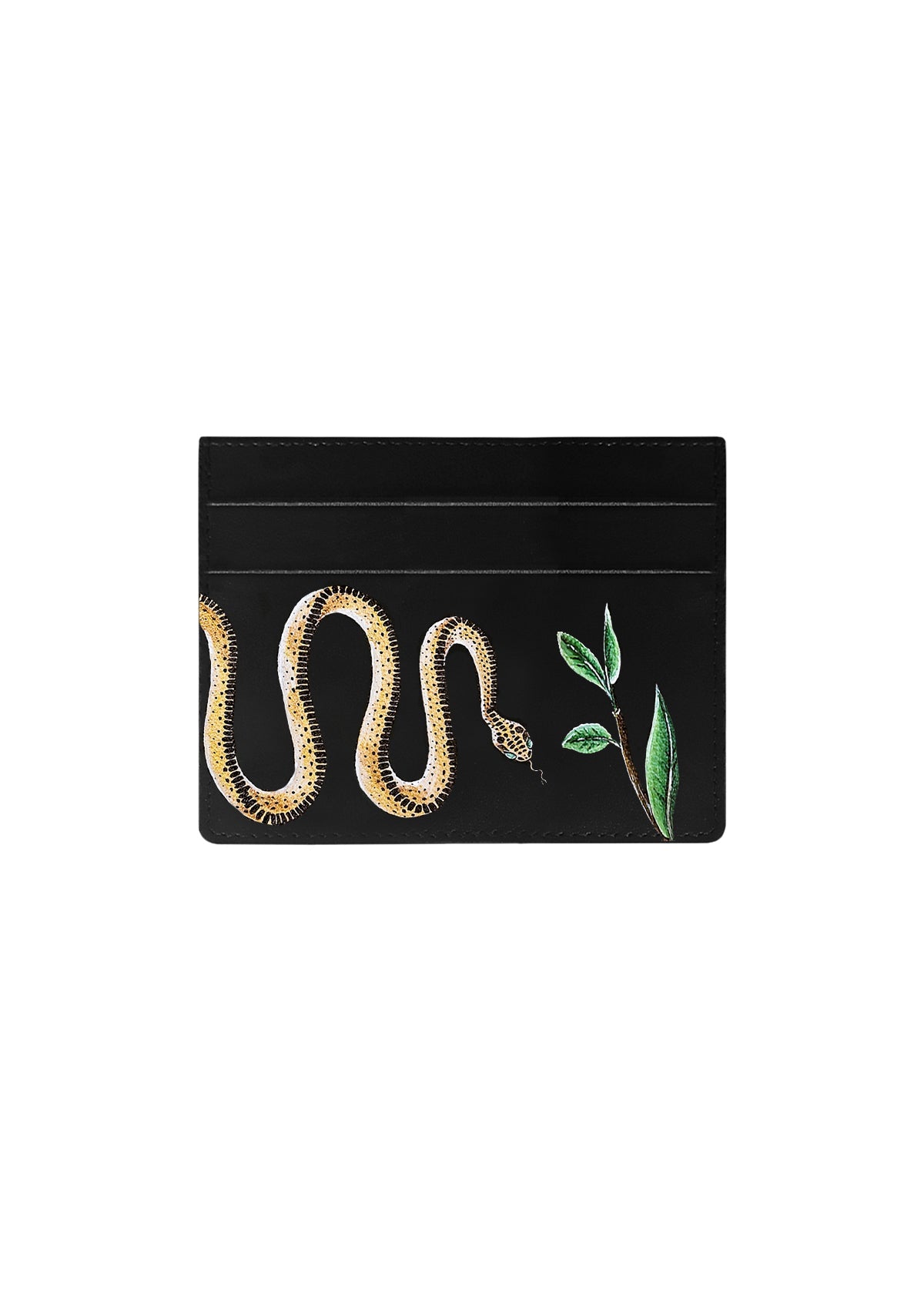 Serpent Black Cardholder - ALEPEL