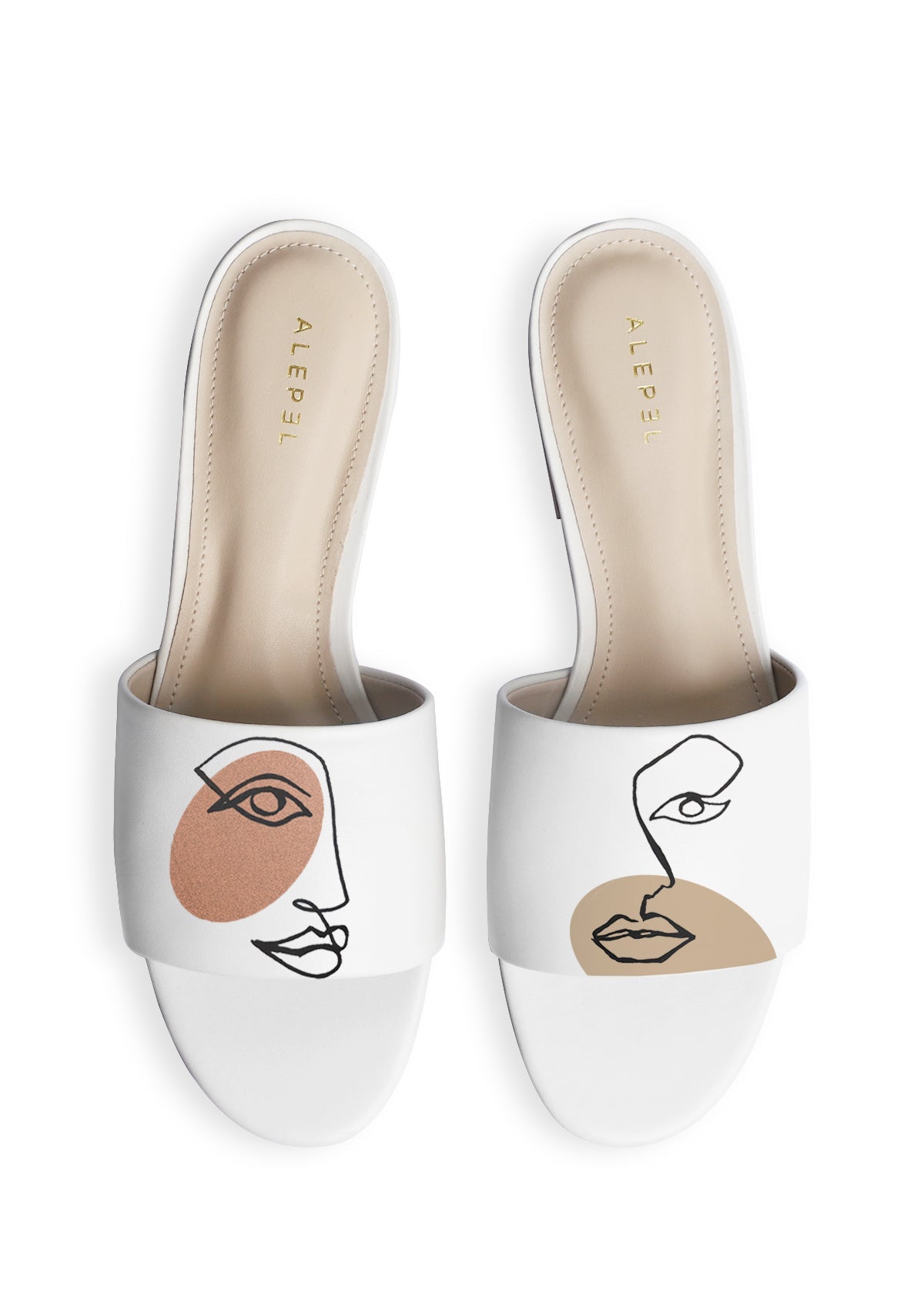 Twins White Slide - ALEPEL